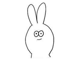 Very cute rabbit Sticker sticker #2019583