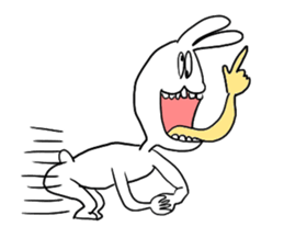 Very cute rabbit Sticker sticker #2019591