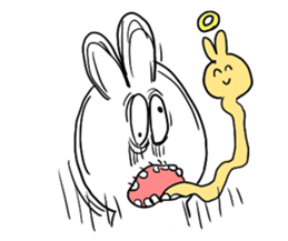 Very cute rabbit Sticker sticker #2019592