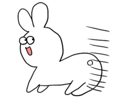 Very cute rabbit Sticker sticker #2019593