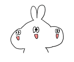 Very cute rabbit Sticker sticker #2019599
