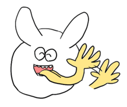 Very cute rabbit Sticker sticker #2019602