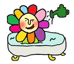 Flower man sticker #2019616