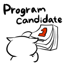 Secretary sticker, English version sticker #2020850