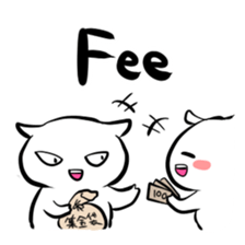 Secretary sticker, English version sticker #2020854