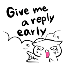 Secretary sticker, English version sticker #2020879