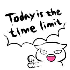 Secretary sticker, English version sticker #2020880