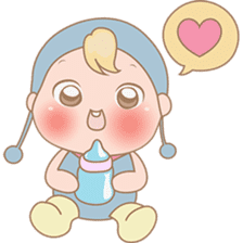 Michi, the cute baby sticker #2021325