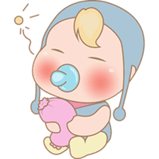Michi, the cute baby sticker #2021326