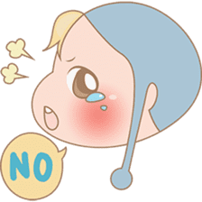Michi, the cute baby sticker #2021327