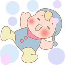 Michi, the cute baby sticker #2021331