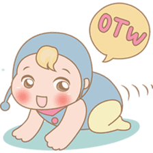 Michi, the cute baby sticker #2021334