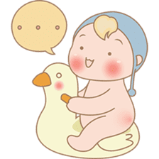 Michi, the cute baby sticker #2021335