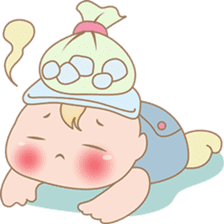 Michi, the cute baby sticker #2021338