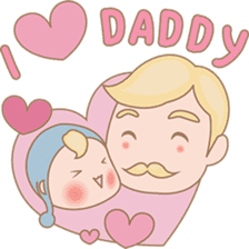 Michi, the cute baby sticker #2021340