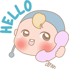 Michi, the cute baby sticker #2021342