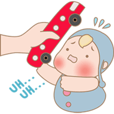 Michi, the cute baby sticker #2021345