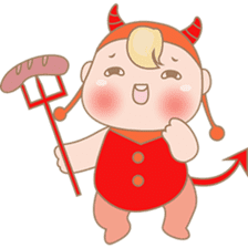 Michi, the cute baby sticker #2021346