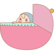 Michi, the cute baby sticker #2021348