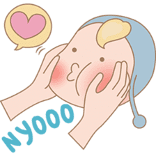 Michi, the cute baby sticker #2021349