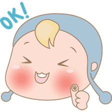Michi, the cute baby sticker #2021350
