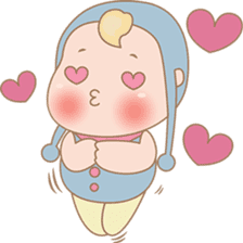 Michi, the cute baby sticker #2021355