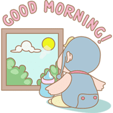 Michi, the cute baby sticker #2021356