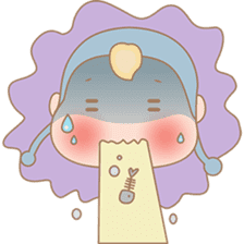 Michi, the cute baby sticker #2021358