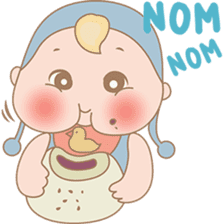 Michi, the cute baby sticker #2021359