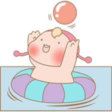 Michi, the cute baby sticker #2021360