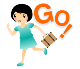 Yuna want to travel sticker #2022085