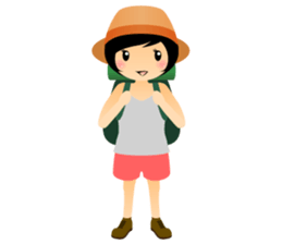 Yuna want to travel sticker #2022106