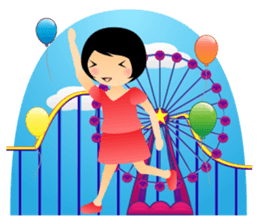 Yuna want to travel sticker #2022109