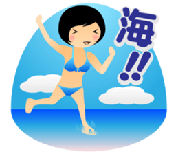 Yuna want to travel sticker #2022112