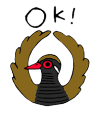 Okinawa Bird sticker #2022290