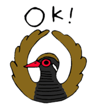 Okinawa Bird sticker #2022290