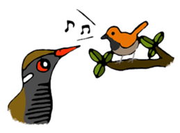 Okinawa Bird sticker #2022297