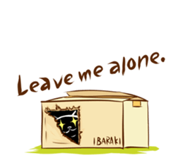 Cute ghosts to strange cat ! - English - sticker #2022487