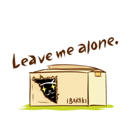 Cute ghosts to strange cat ! - English - sticker #2022487