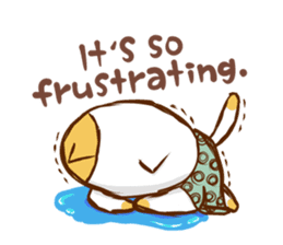 Cute ghosts to strange cat ! - English - sticker #2022508