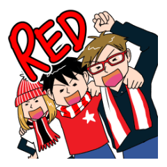 Red supporters
