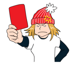 Red supporters sticker #2022776