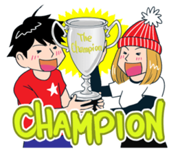 Red supporters sticker #2022778