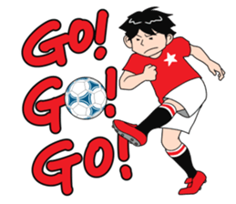 Red supporters sticker #2022792