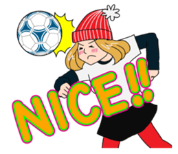 Red supporters sticker #2022793