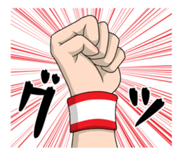 Red supporters sticker #2022797
