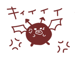 Drooping eyebrows cream-filled roll sticker #2023114