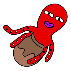 Octopus Sticker Of Akashi By Black Miho Octopus Sticker Of Akashi By Black Miho