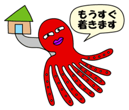Octopus sticker of Akashi sticker #2023250