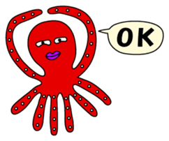 Octopus sticker of Akashi sticker #2023251
